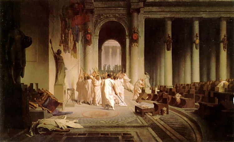 Gerome, Jean-Leon (1824-1904) - The Death of Caesar.JPG